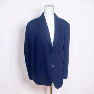 LATORRE Men's Wool-Blend Navy Sport Coat Size 54 (44) GUC